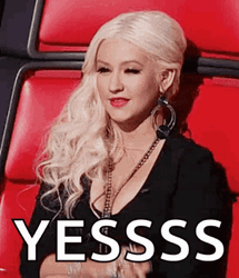 Christina Aguilera Yess GIF