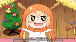 Christmas Angry Anime Himouto Umaru Chan GIF