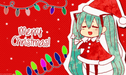 Christmas Anime Hatsune Miku Vocaloid GIF
