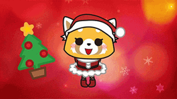 Christmas Anime Santa Bear Bearing Gifts GIF