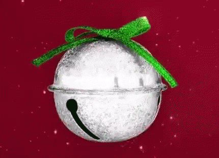 Christmas Bell With Green Bow Can Do N'ts GIF