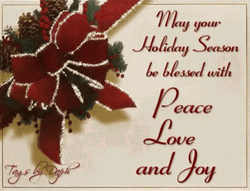 Christmas Blessings Peace Love And Joy GIF