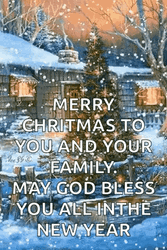 Christmas Card And Happy New Year GIF