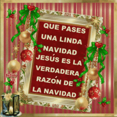 Christmas Card Que Pases Una Linda Navidad Jesus Es La Verdadera Razon De La Navidad GIF