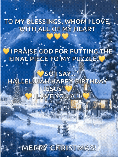 Christmas Card Saying Merry Christmas GIF