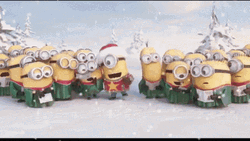 Christmas Carol Dance Minions