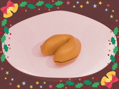 Christmas Greeting Card Something Deeply Jolly GIF