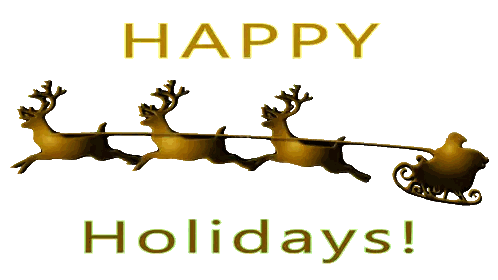 Christmas Happy Holidays Sticker