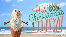 Christmas In July Snowman