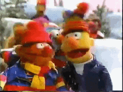Christmas Muppet Bert Ernie