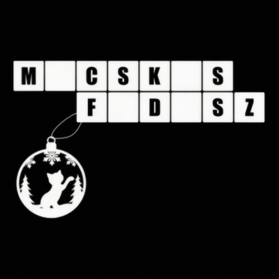 Christmas Ornament With Cat Hanging From String MCSKS FDSZ GIF