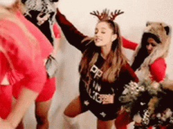 Christmas Party With Ariana Grande GIF