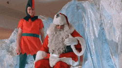 Christmas Story Santa Claus Singing GIF