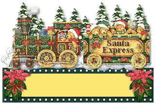 Christmas Train Santa Express Sticker