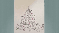Christmas Tree Blinking String Lights
