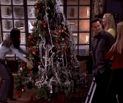 Christmas Tree Decorating Monica Friends
