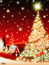 Christmas Tree Golden Christmas Lights
