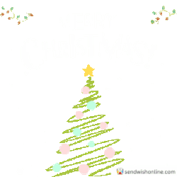 Christmas Tree Merry Christmas Sticker GIF