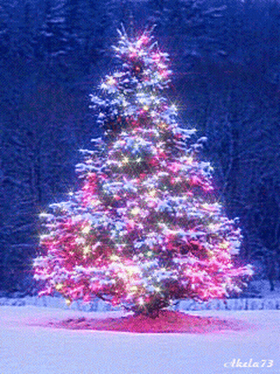 Christmas Tree With Name Akela73 GIF