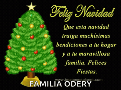 Christmas Tree With Star Feliz Navidad GIF