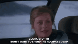 Christmas Vacation Upset Ellen GIF
