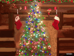 Christmas Wednesday Lights On GIF