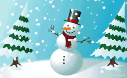 Christmas Wednesday Snowman Dancing GIF