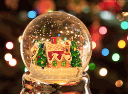 Christmas Winter Lights Snowball