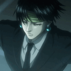 Chrollo Closed Eyes Meditating GIF
