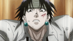 Chrollo While On A Fight GIF