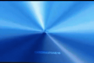 Chromastone 10 On Blue Background GIF