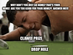 Chubbs Happy Gilmore Drop Hole GIF