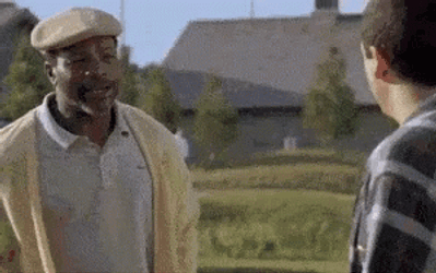 Chubbs Happy Gilmore Golf Shoot GIF