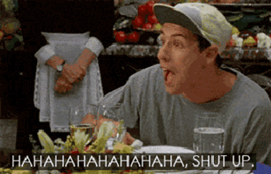 Chubbs Happy Gilmore Shut Up GIF