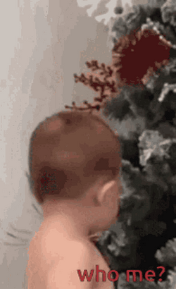 Chubby Baby Who Me GIF