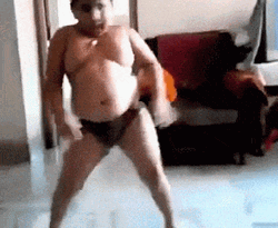 Chubby Boy Just Dance Happily