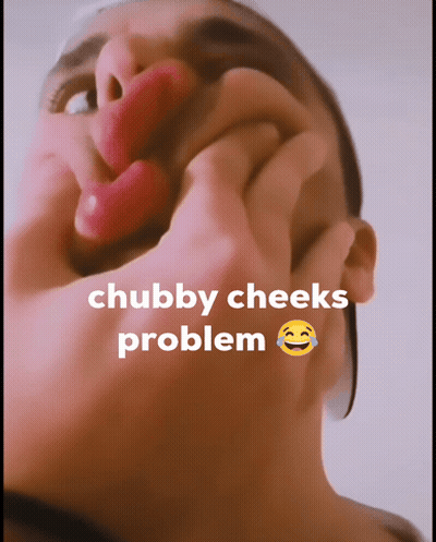 Chubby Cheeks Problem GIF