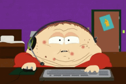 Chubby Eric Cartman Playing Games GIF