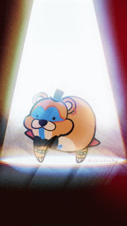 Chubby Freddy Spotlight Security Breach  GIF