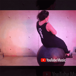 Chubby Lady Riding Wrecking Ball GIF