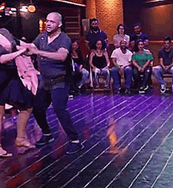 Chubby Mexican Couple Dancing GIF