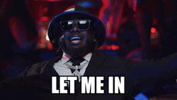 Chubby Stripper Jumping Let Me In Meme GIF