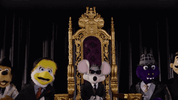 Chuck E Cheese In Formal Wear GIF