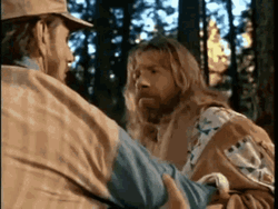 Chuck Norris Throwing Away Opponent GIF