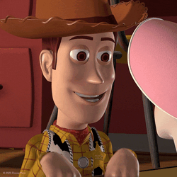 Chuckling Woody GIF