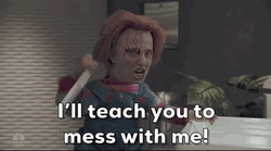 Chucky Mess Saturday Night Live GIF