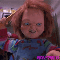 Chucky Stab Boomerang Child's Play GIF