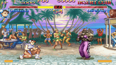 Chun Li And Deejay Playing Video Game GIF