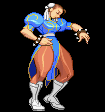 Chun Li Doing Stretch GIF