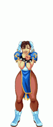 Chun Li Jumping With Joy GIF